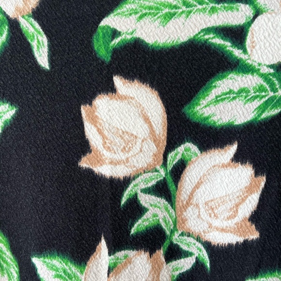 Anthropologie x Postmark Kobus‎ Magnolia Floral Print Cropped Boxy Top Women XS - Picture 8 of 11